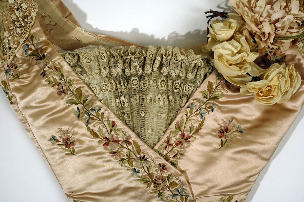 Evening ensemble, Jeanne Hallée (French, 1870–1924), (a–d) silk; (c, d) leather, European