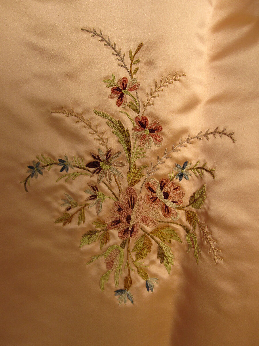 Evening ensemble, Jeanne Hallée (French, 1870–1924), (a–d) silk; (c, d) leather, European