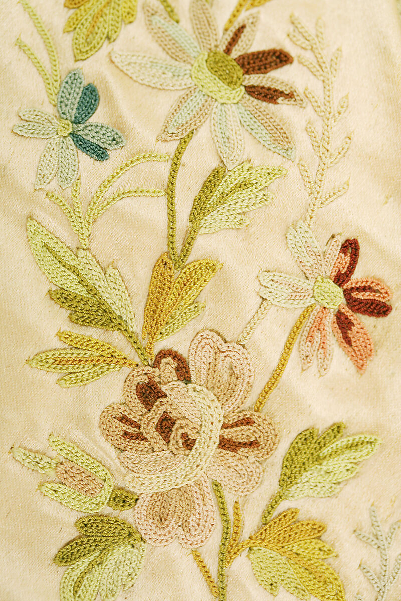 Evening ensemble, Jeanne Hallée (French, 1870–1924), (a–d) silk; (c, d) leather, European