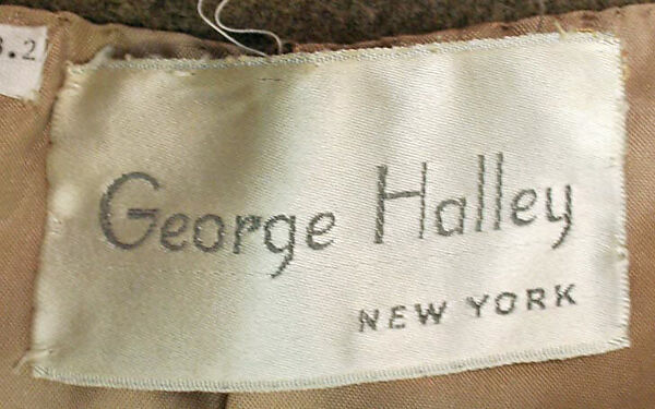 Coat, George Halley (American), wool, American