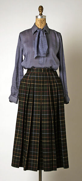 Ensemble, Geoffrey Beene (American, Haynesville, Louisiana 1927–2004 New York), wool, American