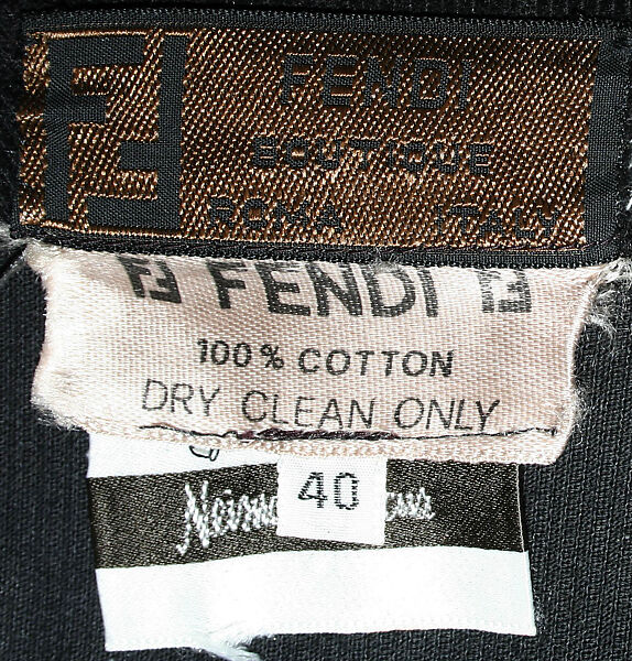 Coat, Fendi (Italian, founded 1925), cotton, Italian