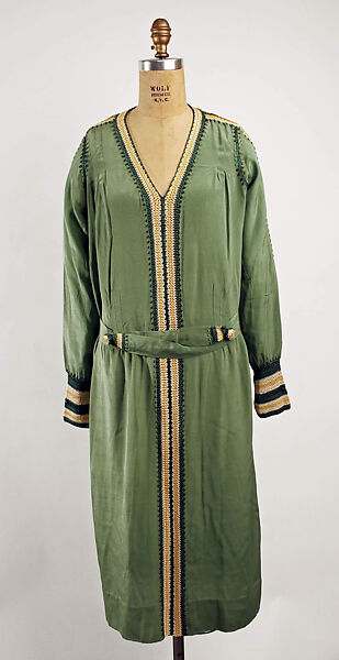 Dress, rayon, French 
