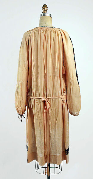 Dress, silk, French