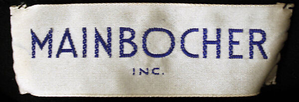Evening ensemble, Mainbocher (French and American, founded 1930), silk, American