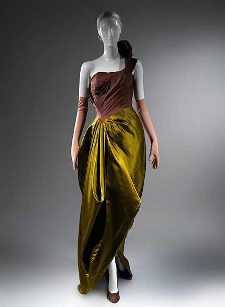 Evening dress, Charles James (American, born Great Britain, 1906–1978), silk, American 