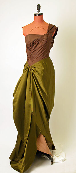 Evening dress, Charles James (American, born Great Britain, 1906–1978), silk, American