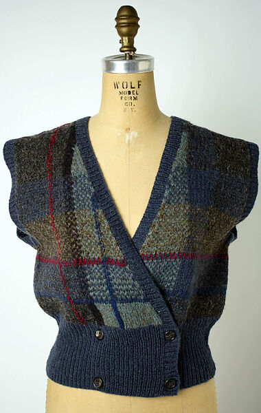 Ensemble, Perry Ellis Sportswear Inc. (American, founded 1978), Shetland wool, wool, silk, American
