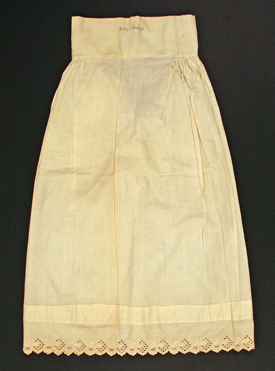 Underskirt, [no medium available], American 