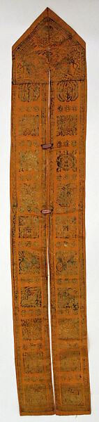 Wedding ensemble, (a, b, d) silk
(c) silk, gold paint
(e) silk, glass, paper, wood
(f) silk, gold paint, wood
(g, h) cotton
(i, j) silk, leather, wool
(k) hair, silk
(l) metal, glass
(m, n) metal, Korea