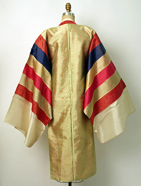Wedding ensemble, (a, b, d) silk
(c) silk, gold paint
(e) silk, glass, paper, wood
(f) silk, gold paint, wood
(g, h) cotton
(i, j) silk, leather, wool
(k) hair, silk
(l) metal, glass
(m, n) metal, Korea