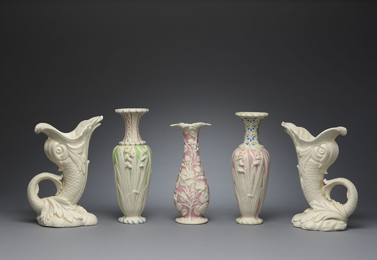 Vase, Parian porcelain, American