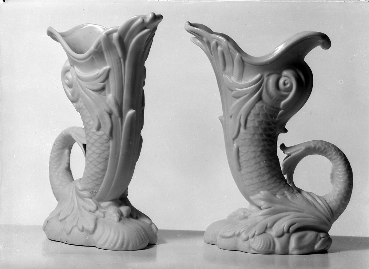 Vase, Parian porcelain, American