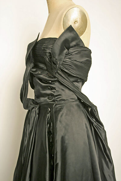 Evening dress, Jacques Fath (French, 1912–1954), silk, French