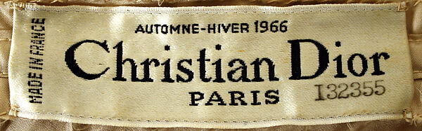 Evening dress, House of Dior (French, founded 1946), silk, fur, French