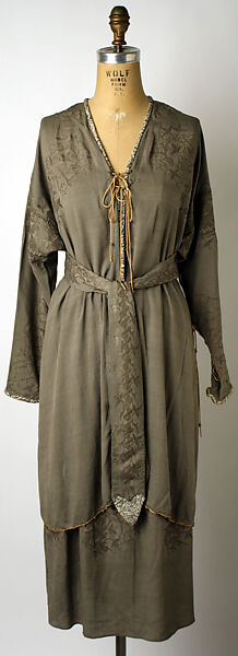 Ensemble, Fortuny (Italian, founded 1906), silk, Italian 