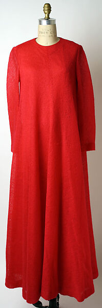 Evening dress, Anne Fogarty (American, Pittsburgh, Pennsylvania 1919–1980 New York), wool, American 