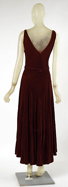 Evening dress, House of Vionnet (French, active 1912–14; 1918–39), silk, French
