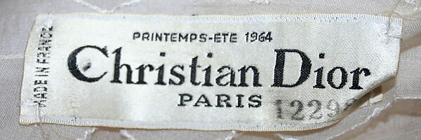 Evening dress, House of Dior (French, founded 1946), [no medium available], French