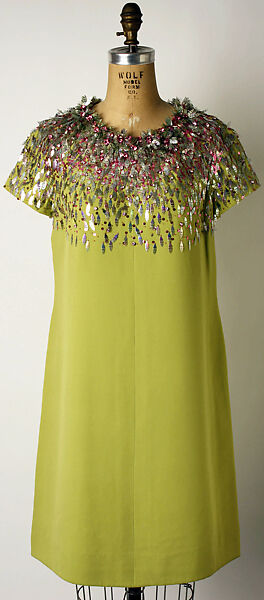 Cocktail dress, House of Dior (French, founded 1946), silk, French 