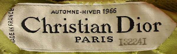 Cocktail dress, House of Dior (French, founded 1946), silk, French