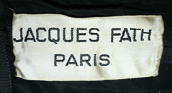 Evening dress, Jacques Fath (French, 1912–1954), cotton, synthetic fiber, French
