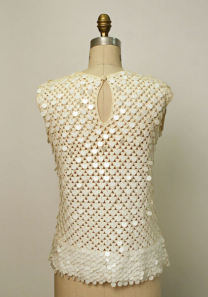 Overblouse, cotton, plastic, Italian