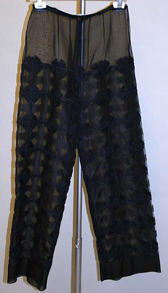 Evening pantsuit, Irene Galitzine (Italian (born Georgia), Tbilisi 1916–2006 Rome), silk, plastic, metal, Italian