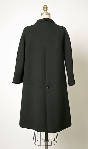 Coat, House of Balenciaga (French, founded 1937), wool, French