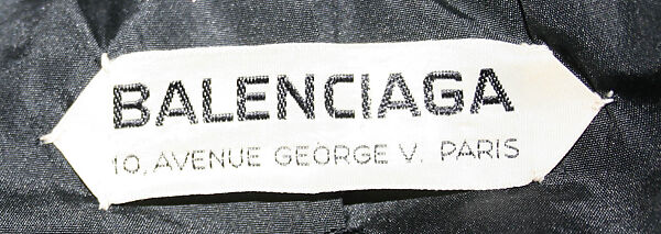 Coat, House of Balenciaga (French, founded 1937), wool, French