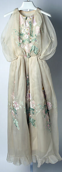 Evening jumpsuit, House of Dior (French, founded 1946), silk, French 
