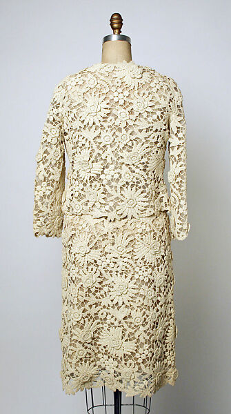 Cocktail ensemble, House of Dior (French, founded 1946), cotton, silk, French