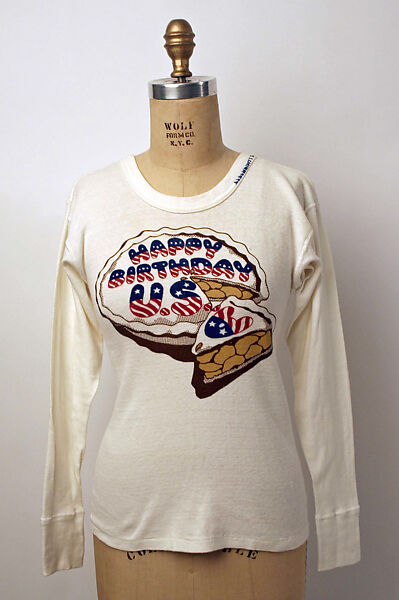 T-shirt, Serendipity 3 (American, opened 1954), cotton, American 