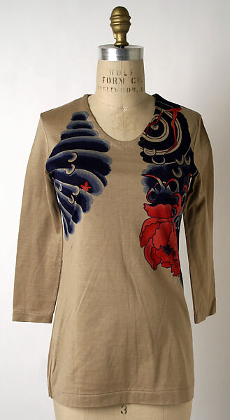 T-shirt, Issey Miyake (Japanese, 1938–2022), cotton, Japanese 