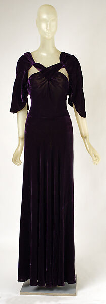 Dinner dress, House of Vionnet (French, active 1912–14; 1918–39), silk, French 