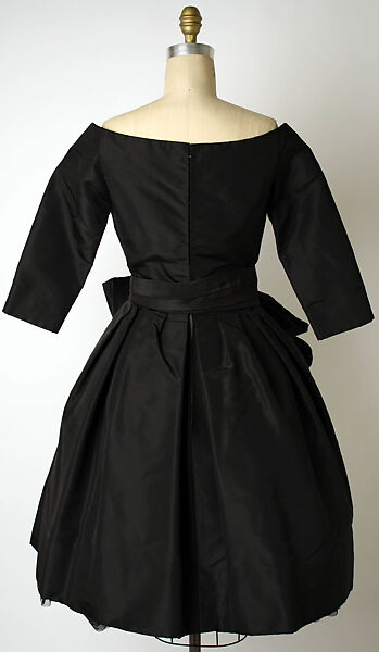 Cocktail dress, House of Dior (French, founded 1946), silk, cotton, French