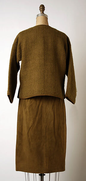 Suit, Bonnie Cashin (American, Oakland, California 1908–2000 New York), wool, leather, American