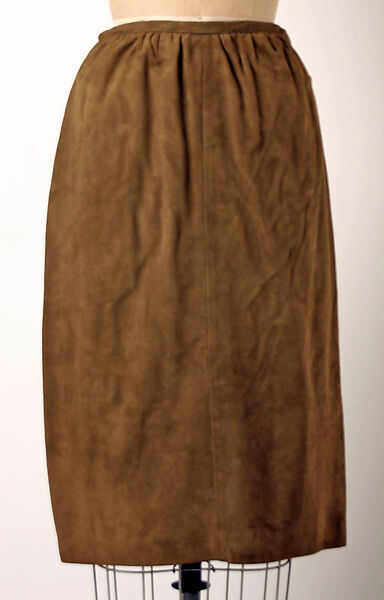 Suit, Bonnie Cashin (American, Oakland, California 1908–2000 New York), wool, leather, American