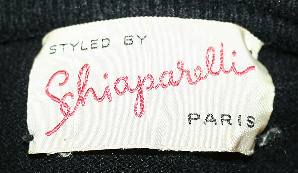 Sweater, Elsa Schiaparelli (Italian, 1890–1973), wool, silk, French