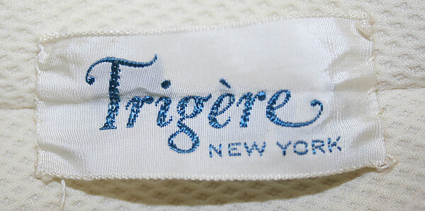 Evening dress, Pauline Trigère (American, born France, Paris 1908–2002 New York), cotton, French