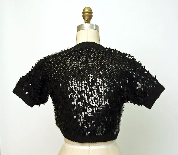 Sweater, wool, plastic, American