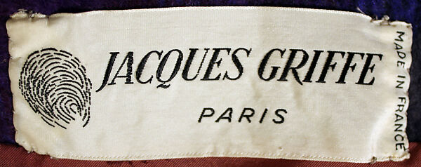 Stole, Griffe of Paris (French), wool, French