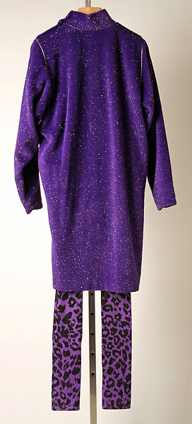 Ensemble, Fiorucci (Italian, founded 1962), cotton, synthetic fiber, metallic thread, Italian