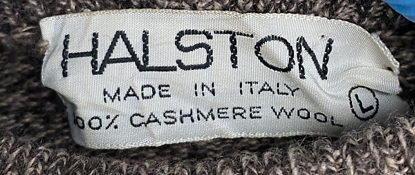 Ensemble, Halston (American, Des Moines, Iowa 1932–1990 San Francisco, California), wool, American