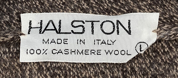 Ensemble, Halston (American, Des Moines, Iowa 1932–1990 San Francisco, California), wool, American
