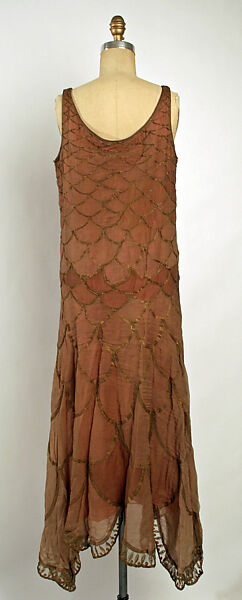 Dress, House of Vionnet (French, active 1912–14; 1918–39), silk, French