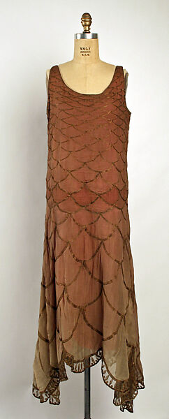 Dress, House of Vionnet (French, active 1912–14; 1918–39), silk, French 