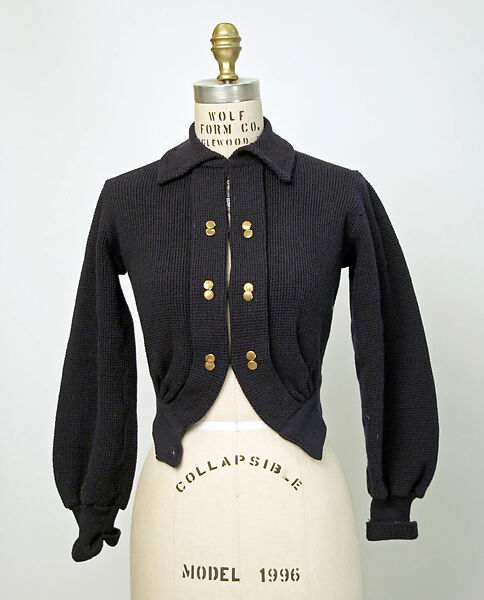 Sweater, wool, metal, British 