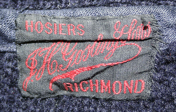 Sweater, wool, metal, British