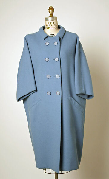 Coat, House of Balenciaga (French, founded 1937), wool, French 